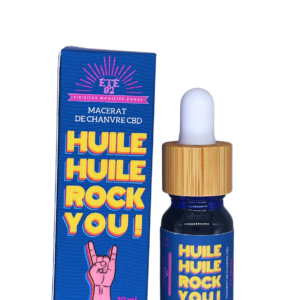 HUILE HUILE ROCK YOU ! _ Huile Équilibrée 2,5% CBD + 2,5% CBG