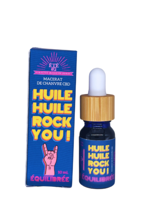 HUILE HUILE ROCK YOU ! _ Huile Équilibrée 2,5% CBD + 2,5% CBG