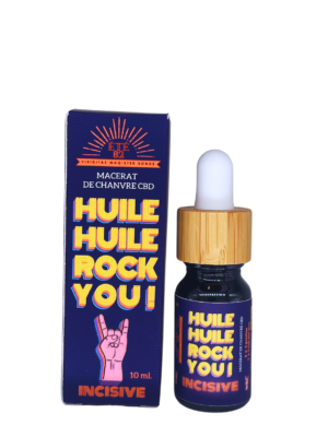 HUILE HUILE ROCK YOU ! _ Huile Incisive 5% CBD